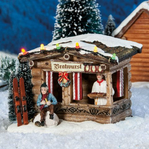 Lichthäuser Weihnachtsdeko Set „Auf dem Berg”